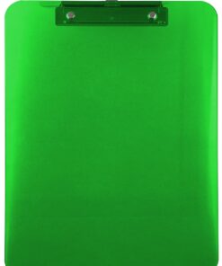 Trade Quest Plastic Clipboard Transparent Color Letter Size Low Profile Clip (Pack of 6) (Assorted) Assorted 19 81NdoQMLisL