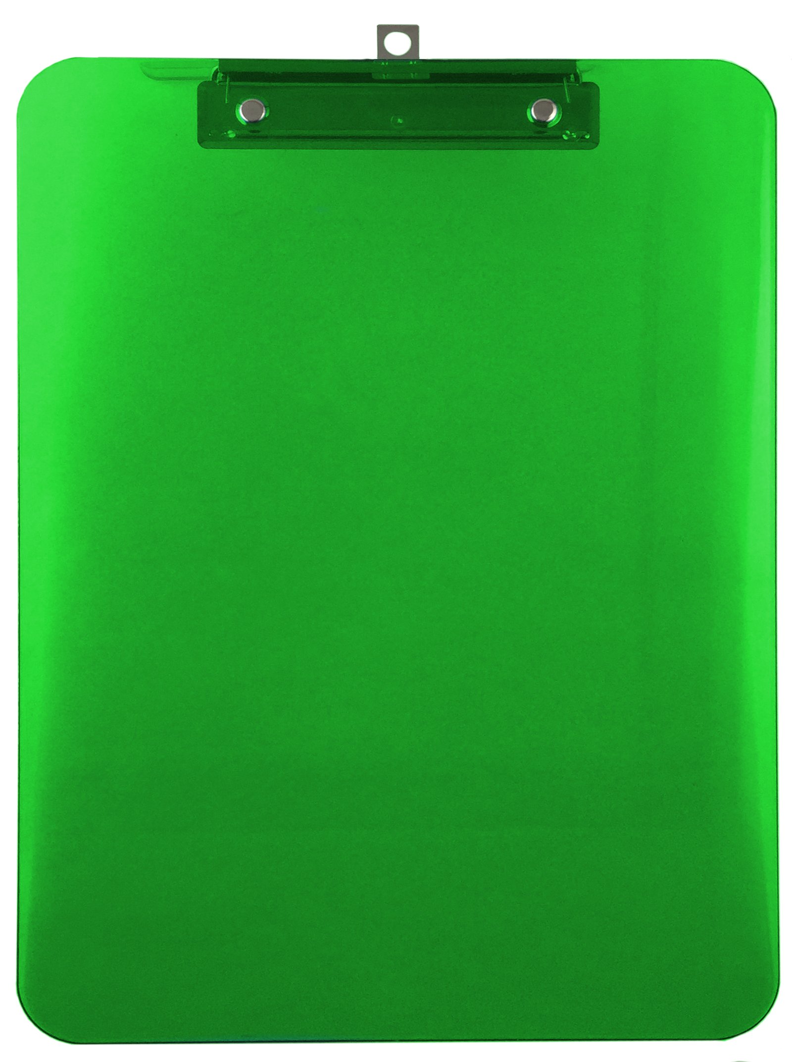 Trade Quest Plastic Clipboard Transparent Color Letter Size Low Profile Clip (Pack of 6) (Assorted) Assorted 4 Trade Quest Plastic Clipboard Transparent Color Letter Size Low Profile Clip (Pack of 6) (Assorted) Assorted - Image 4