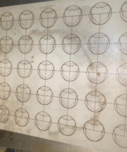 Premium Silicone Baking Mat for Macarons - Professional Fiberglass Baking Liner - Reusable Non-Stick Pastry Mat 38 81NeESO8MAL