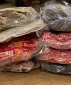 RoomierLife 8 Travel Space Saver Bags. Pack of 8 Bags, size Medium to Large. Roll-Up Compression Storage (No Vacuum Needed) & Packing Organizers. Perfect for Travel and Home Storage Travel Space Bags 41 81NgPBGDl0L