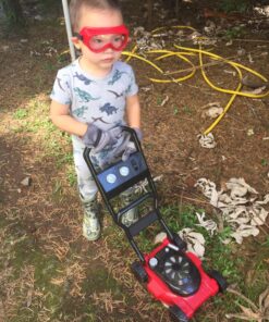 CP Toys 6-in-1 Kids Gardening Set, Includes Kids Leaf Blower, Kids Lawn Mower, Weed Trimmer and Chainsaw, Realistic Action and Sound Effects, Outdoor Toy for Kids Ages 3 Years Plus 23 81NgknT6mBL