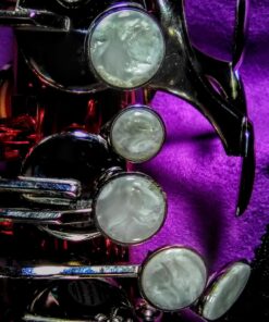 Glory Red/Silver keys E Flat Alto Saxophone with 11reeds,8 Pads cushions,case,carekit 23 81NjC rD4GL