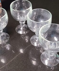 Chefcaptain Schooner Beer Glass - 21.5 Oz Extra Large Goblet Crystal Style ZERO LEAD Shrimp Cocktail, Coronaritas, Margaritas 4 PACK Classic 21.5 OZ 46 81NjetADGUL