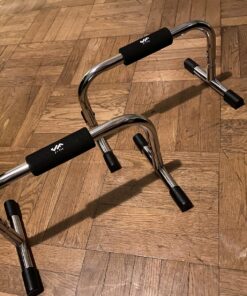 JFIT Pro Push Up Bar Stand, Set of 2 Bars - Made in Taiwan - UPDATED STYLE - 9" or 11" Options - NEW Thicker Grips and Non-Skid Feet for Enhanced Push Ups 9 Inch Pro Pushup 30 81Nl0ZRzw3L