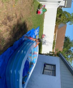 U.S. Pool Supply Professional Spa, Hot Tub, Pool Hand Leaf Skimmer Net with 12" Aluminum Pole - Deep Ultra Fine Mesh Netting Bag Basket, Clean the Finest Debris - Pond Small Kid Kiddie Inflatable Pool 12" Pole 22 81NmBGQUxAL