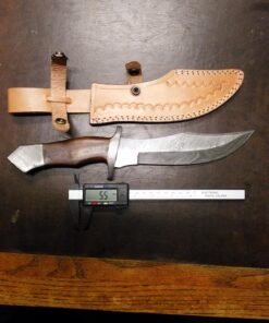 REG-274, Handmade Damascus Steel 13.00 Inches Hunting Knife - Rose Wood with Damascus Steel Guards Handle (Wood Handle) REG-274 23 81NmBJlfZyL