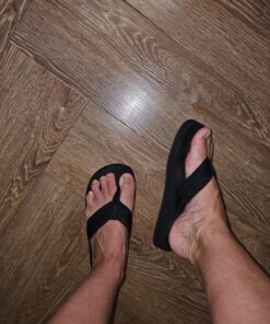 Reef Women's Sandy Flip-Flop 8 Black/Black 29 81No yqB1KL