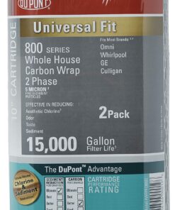 DuPont WFPFC8002 Carbon Wrap 2-Phase Cartridge, 2 Count (Pack of 1), Grey 2-Phase Carbon Wrap 13 81NrlKHlJdL