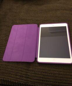 EnergyPal iPad Mini Case, iPad Mini 2/3 Case - Theone Leather Stand Case with Auto Sleep/Wake Function for Apple iPad Mini, iPad Mini 2 & 3- Purple 13 81Nrm1t0h L