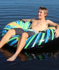 Alternative view of Flexible Flyer Heavy-Duty Towable Commercial Snow Tube Blue 56"