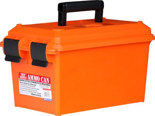 MTM Ammo Can Plastic Orange 15.5 Inches