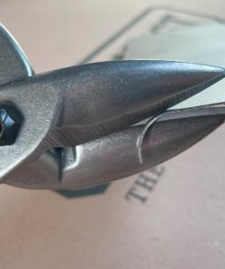 MIDWEST Tool and Cutlery Aviation Snip - Left Cut Offset Tin Cutting Shears with Forged Blade & KUSH'N-POWER Comfort Grips - MWT-6510L 13 81NtHluTbIL