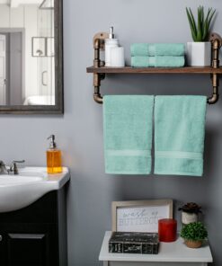 SUPERIOR 900 Madison TS Set, Hand Towel 4-Pack, Sea Foam, 4 Count 10 81NwNQyyhfL