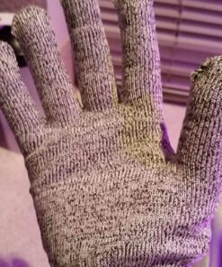 NoCry Premium Cut Resistant Gloves Food Grade — Level 5 Protection; Ambidextrous; Machine Washable; Superior Comfort and Dexterity; Lightweight Protective Gloves; Complimentary eBook Small Original Grey 42 81NwxoxSjLL