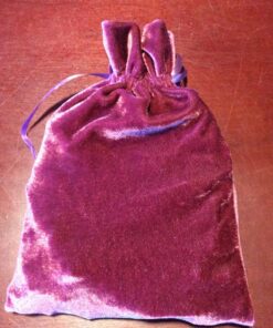 Paper Mart Tarot Bags Luxurious Velvet Bundle of 4: Hunter Green Navy Blue Rose and Purple 6" X 9" Each 23 81Nx3GxMBRL