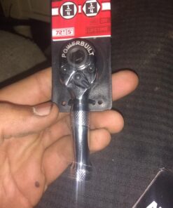 Powerbuilt Stubby Ratchet, Mini 1/4 Inch Ratchet Wrench, Reversible 72 Tooth, Tight Spaces, Quick Release - 940478 Multicolor 28 81NxXd6RgvL
