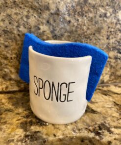 Mud Pie Kitchen Dish Sponge Holder Caddy, Off White Off-White 45 81NyRlj75WL