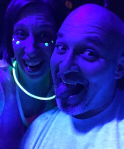 OPPSK Black Lights, 54W 18LEDs Powerful Black Light Bar Glow in The Dark Party Supplies for Blacklights Party Body Paint Birthday Halloween Christmas Stage Lighting 44 81NyWXcDUL