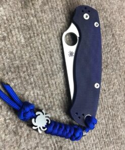 Spyderco Para Military 2 Signature Midnight Blue Knife with 3.42" CPM S110V Steel Blade and Durable G-10 Handle - PlainEdge - C81GPDBL2 56 81NzW7bPfPL