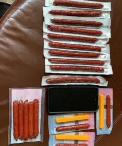 Jerky Gift Basket for Men - 26pc Jerky Variety Pack of Beef, Pork, Turkey, & Ham Snack Sticks - High Protien Healthy Snack - Unique Gift for Men 26 Piece Set 46 81O ovX141L