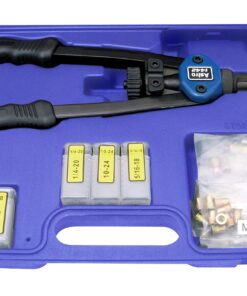 Astro Pneumatic Tool 1442 13" Hand Rivet Nut Setter Kit - Metric & SAE W/ 60pc Rivnuts 28 81O pgSPLRL 1