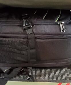 Evecase Large DSLR Camera/Laptop Travel Backpack Bag w/Rain Cover for Mirrorless, 4/3 Micro Four Third, Compact, Interchangeable Lens Digital Camera 18*12*8 inch Black 50 81O qKOWN L