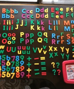 Educational Insights Multicolored AlphaMagnets and MathMagnets, 214 Pieces 35 81O4G DPnTL