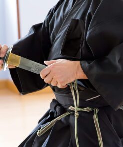 Handmade Sword Fully Functional Hattori Hanzo Katana Sword, 1045 Carbon Steel, Hand Forged Heat Tempered, Full Tang, Sharp, Black Scabbard Metallic-Fiber 28 81O4PvEZtiL