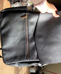 KZNI Leather Diaper Bag Backpack, Diaper Backpack Nappy Baby Bags for Mom Unisex Maternity Diaper Bag with Stroller Hanger Black 40 81O5GfzXBEL