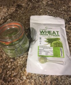 Micro Ingredients Sustainably US Grown, Organic Wheat Grass Powder (100% Whole-Leaf), 16 Ounce, Rich in Immune Vitamins, Fibers and Minerals, Support Digestion Function, Vegan Friendly 16 Ounce (Pack of 1) 35 81O5IVFKnNL