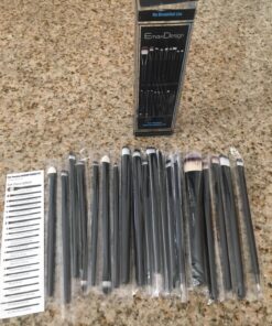 EmaxDesign 20 Pieces Makeup Brush Set Professional Face Eye Shadow Eyeliner Foundation Blush Lip Makeup Brushes Powder Liquid Cream Cosmetics Blending Brush Tool 74 81O5LrLJKL