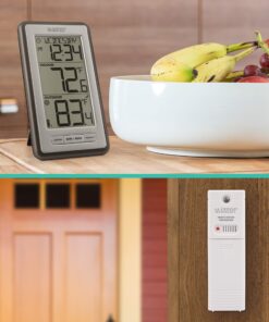 La Crosse Technology WS-9160UV3 Wireless Digital Thermometer Titanium 25 81O5NvRyuGL