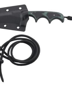 COLUMBIA RIVER KNIFE & TOOL CRKT Minimalist Tanto Neck Knife: Compact Fixed Blade Knife, Folts Utility Knife with Bead Blast Blade, Resin Infused Fiber Handle, and Sheath 2386 23 81O5SuWcGoL 1