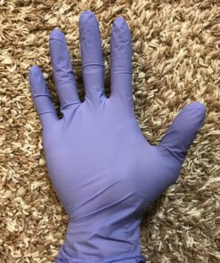 MedPride Powder-Free Nitrile Exam Gloves, Iris Blue, Medium, Box/100 Medium (Pack of 100) 49 81O6 4oe2lL