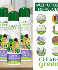 Green+Clean Natural Fabric Pet Refresher Spray - Carpet Cleaner, Cleans Kitty Litter and Dog Poop from Carpet, Upholstery, and More - Couch Cleaner, Household Cleaning Spray - Made in the USA 14.00 Fl Oz (Pack of 1) 14 81O6qybAtTL