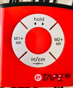 eTape16 ET16.75-db-RP Digital Tape Measure, 16 Feet, Red Generation-1 34 81O8kgIWgJL