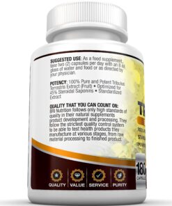 BRI Nutrition Tibullus Terrestris Steroidal Saponins & Protodioscin Supplement, 180 Count 17 81O9NUhyUPL 2