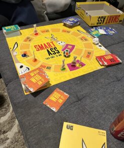 University Games | Smart Ass Trivia The Ultimate Who, What, Where Party Game , for Families and Adults Ages 12 and Up and 2 to 6 Players 55 81O9lml4oAL