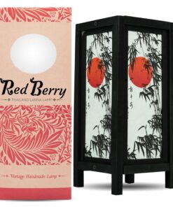 Thai Vintage Handmade ASIAN Oriental Handcraft Japanese Sunset Bamboo Tree Art Bedside Table Light or Floor Wood Lamp Home Bedroom Decor Modern JP Sunset Bamboo 5CE