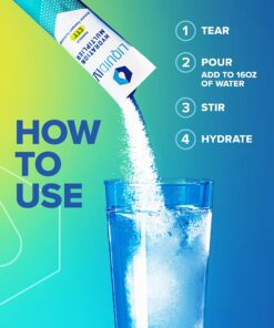 Liquid I.V. Hydration Multiplier - Lemon Lime - Powder Packets | Electrolyte Drink Mix | Easy Open Single-Serving | Non-GMO | 16 Stick 16 Servings (Pack of 16) 23 81OBbd3gAgL