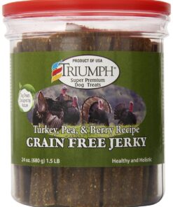 Alternative view of Triumph Dog Turkey, Pea, & Berry Grain Free Jerky, 24-Ounce [2-Pack]