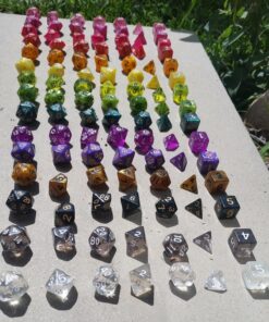 Wiz Dice Series II - DND Dice Set (105 Dice, 15 Sets of 7 Unique Colors) - Perfect DND Gifts - Role Playing Dice DND Accessories for TTRPG MTG Dice Games -D&D Dice Game Sets in Unique Finishes 41 81OCuzpI6yL 1