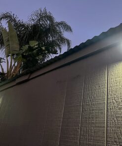 Luposwiten Solar Outdoor Lights Waterproof - Super Bright Motion Sensor Outdoor Lights Easy to Install Solar Lights for Outside, Front Door, Yard, Garage, Garden, Patio, Deck (4 Pack) 46 81OD2GSLqkL