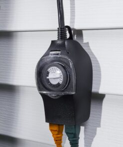 Intermatic HB35K Outdoor Timer, 2 Outlet, Black 10-amp 11 81OFXQU99QL