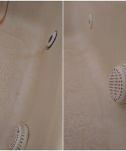 RevoClean 4 Piece Scrub Brush Power Drill Attachments-All Purpose Time Saving Kit-Perfect for Cleaning Grout, Tile, Counter, Shower, Grill, Floor, Kitchen, Blue & White 26 81OFsQwA6rL