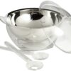 Prodyne BOWL, ICED Salad-4 Qt, Off-white Dome Lid 39 81OGhtvOFYL