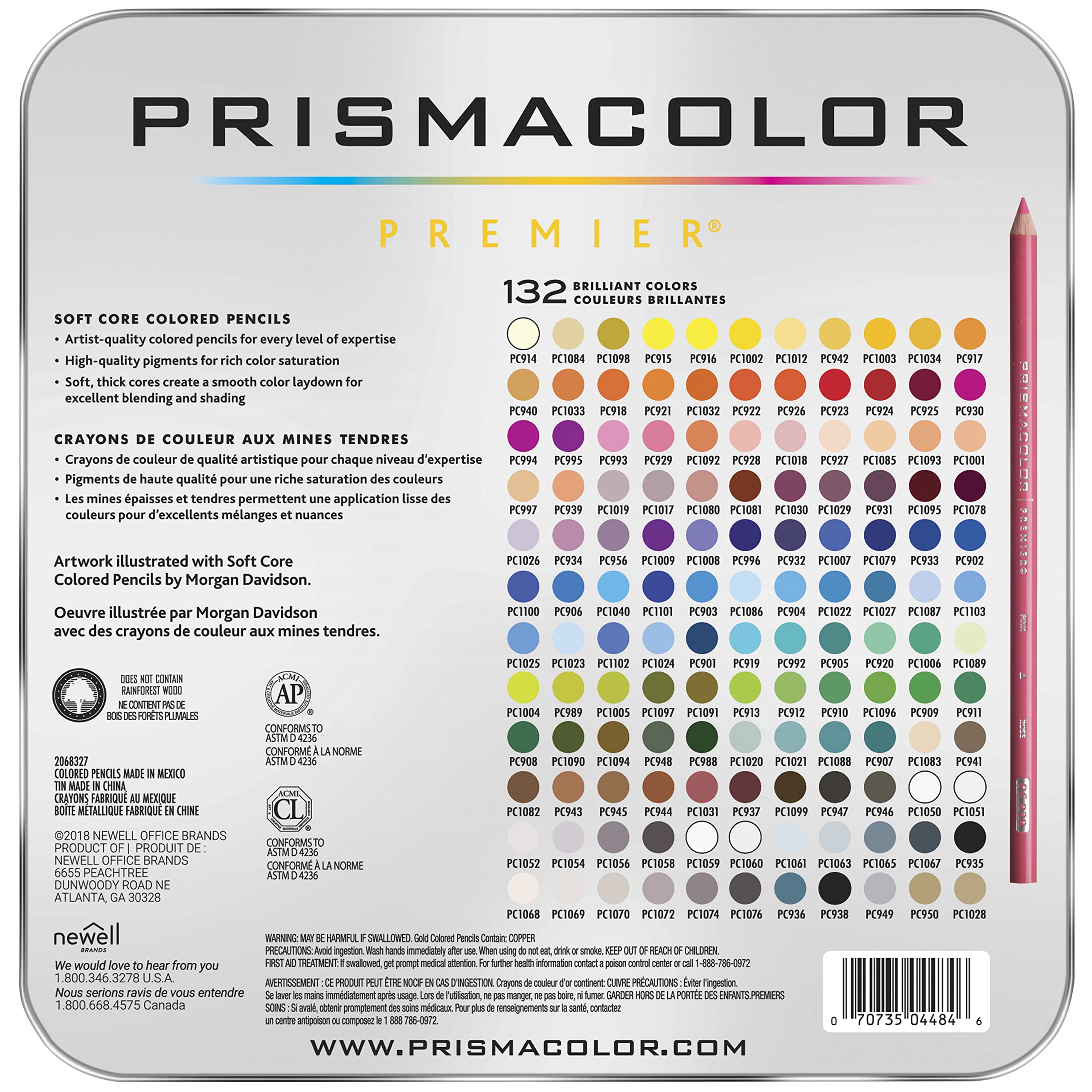 Prismacolor Colored Pencils, Premier Soft Core Pencils, Assorted, 132 Count 132 Count (Pack of 1) 5 Prismacolor Colored Pencils, Premier Soft Core Pencils, Assorted, 132 Count 132 Count (Pack of 1) - Image 5