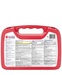 Johnson & Johnson All-Purpose Portable Compact First Aid Kit for Minor Cuts, Scrapes, Sprains & Burns, Ideal for Home, Car, Travel and Outdoor Emergencies, 140 Pieces Original Version 140 Piece Set 32 81OIJsWyASL