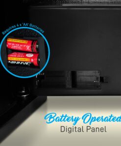 SereneLife Safe Box Front Loading Safe Cash Drop Vault Safe Security Box Cabinet Safe & Money Safe Box Digital Steel Safe Safety Box for Cabinets, Home & Office 13.8 x 9.8 x 9.8 2 Keys 13.8" x 9.8" Deposit Slot 18 81OJshVeRmL