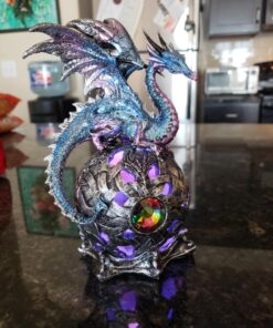 George S. Chen Imports Dragon on Light Up LED Orb Statue Display (Ss-g-71512) 37 81OKLjbLuFL